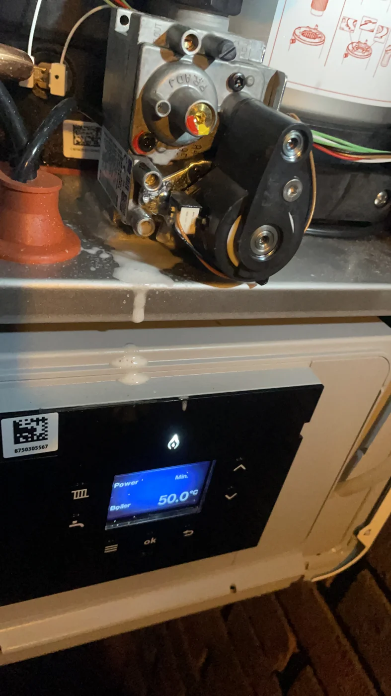 Professional boiler repair work